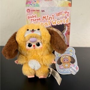 Baby Three Mini Animal World Pompy Dog Blind Box Confirmed